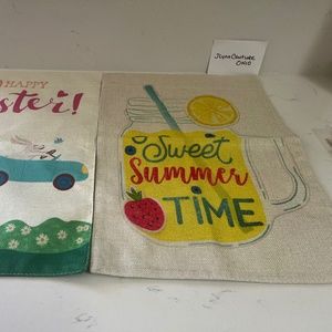 New 2 Easter & summer Garden Flag, Easter garden flag, summer garden flag